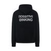 Picture of ΠΟSSITIVE ΘINKING CLASSIC BLACK HOODIE