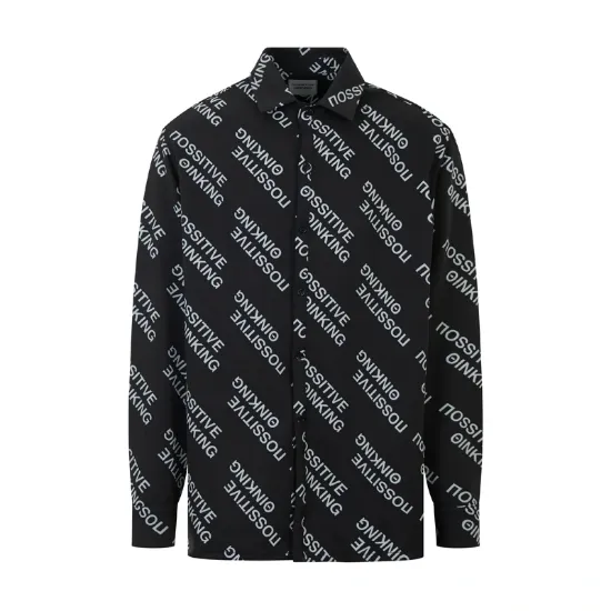 Picture of SHIRT BLACK ALLOVER LOGO