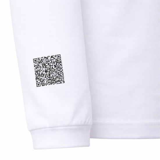 Picture of WHITE CREW NECK LONG SLEEVE