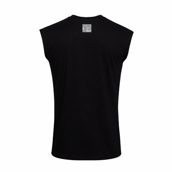 Picture of OVERSIZED BLACK SLEEVLESS